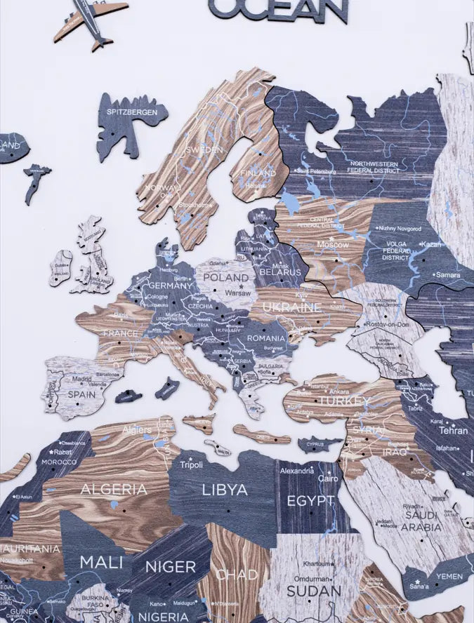 2D Verdenskart i Tre «Mystery Edition»