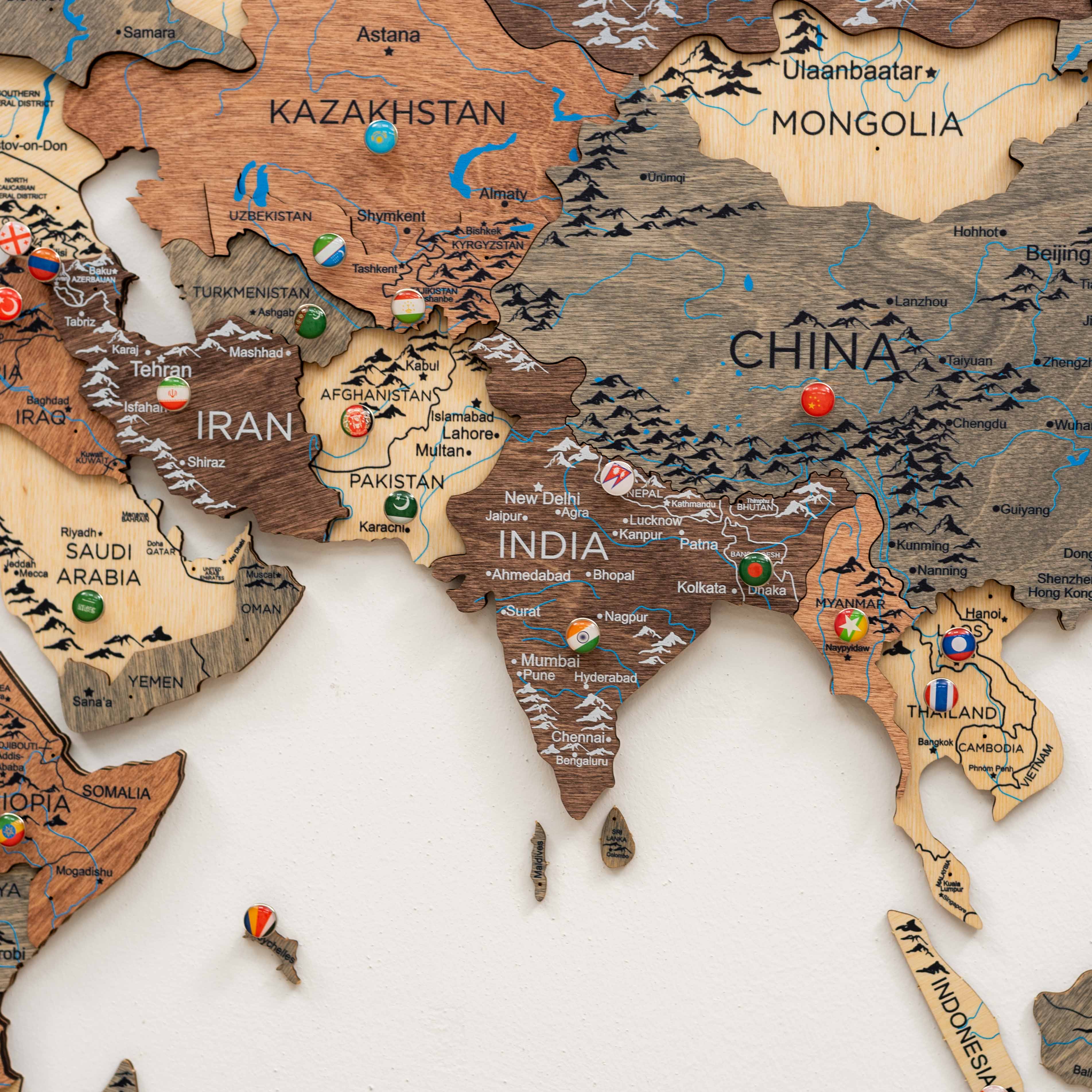 3D Verdenskart i Tre – Smokey Edition