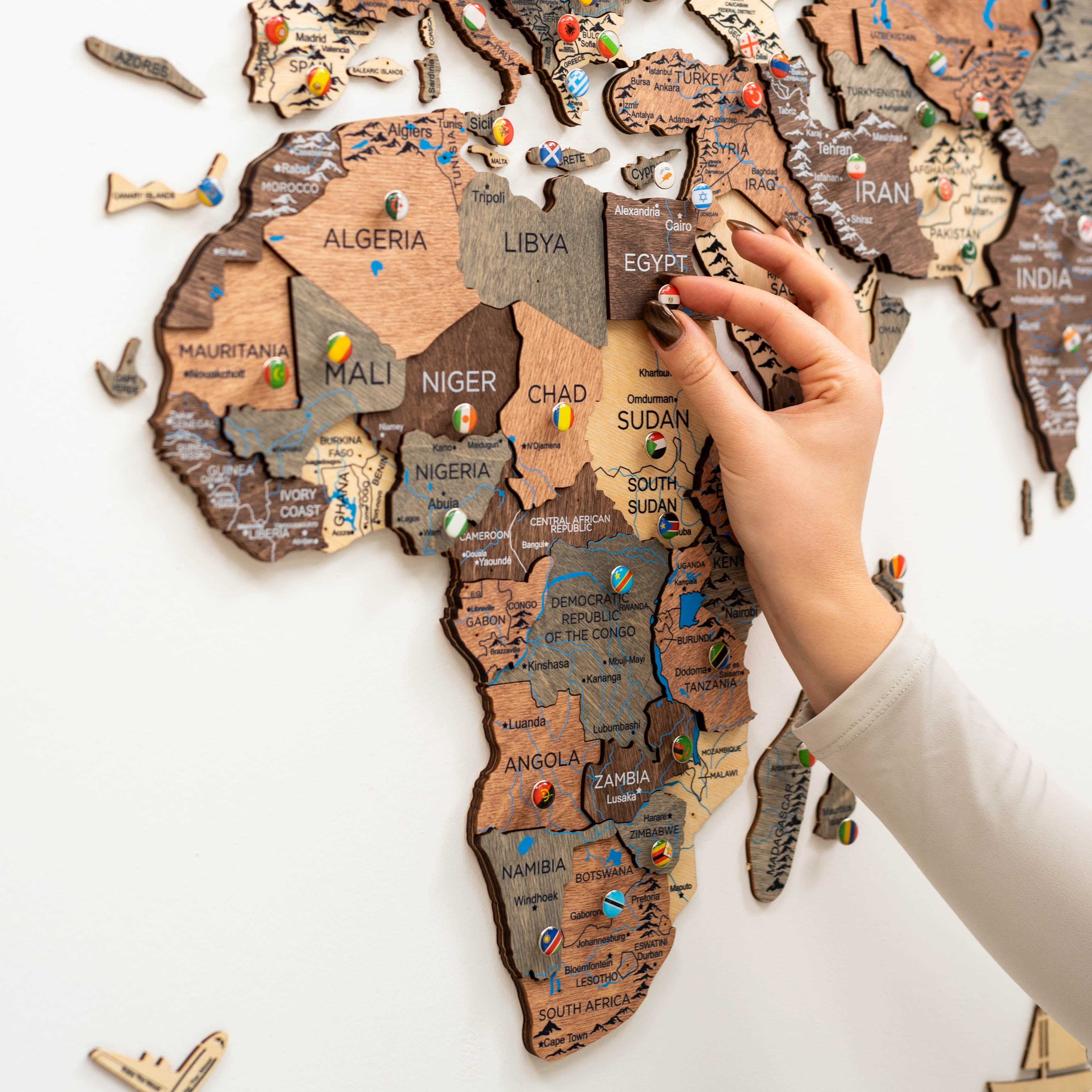 3D Verdenskart i Tre – Smokey Edition