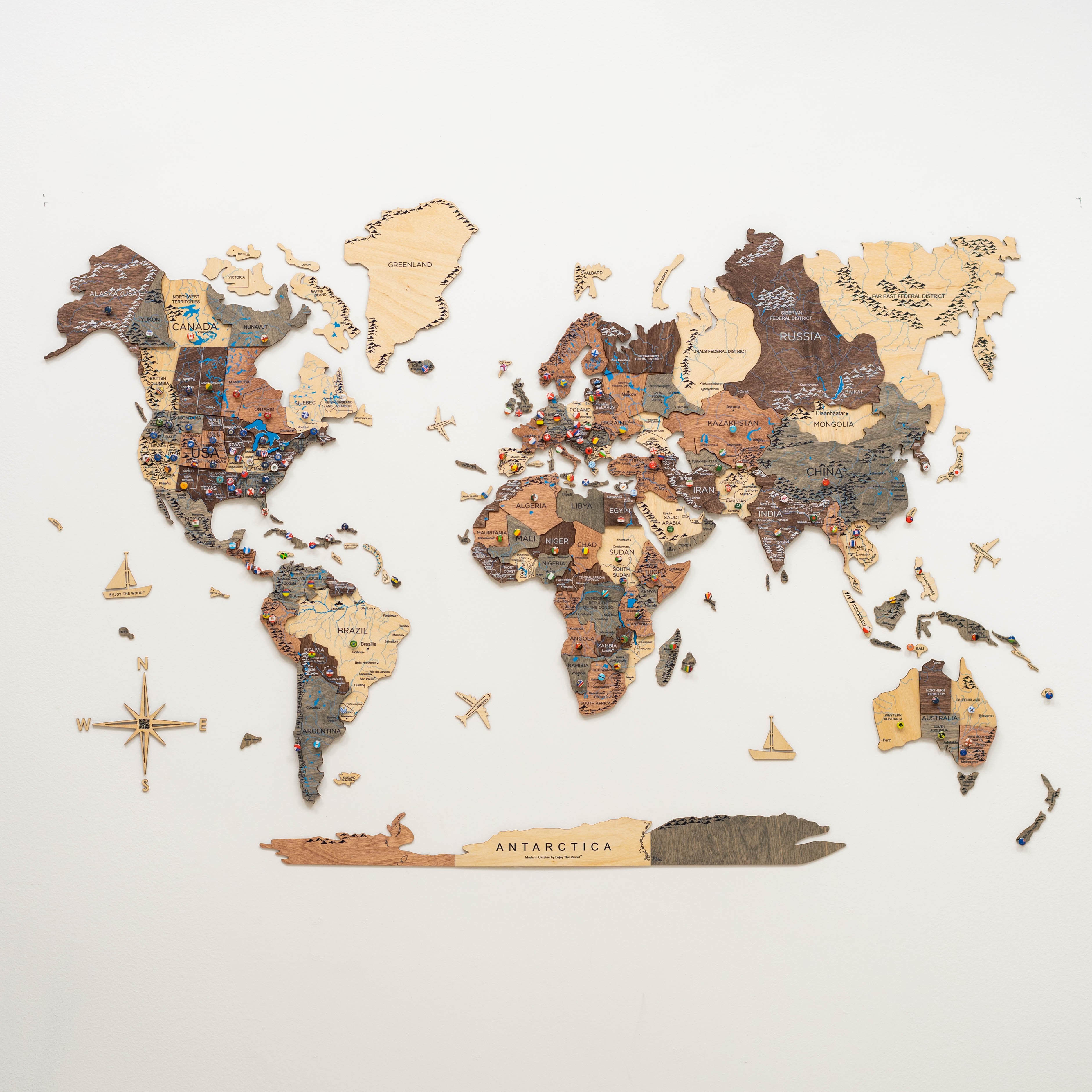 3D Verdenskart i Tre – Smokey Edition