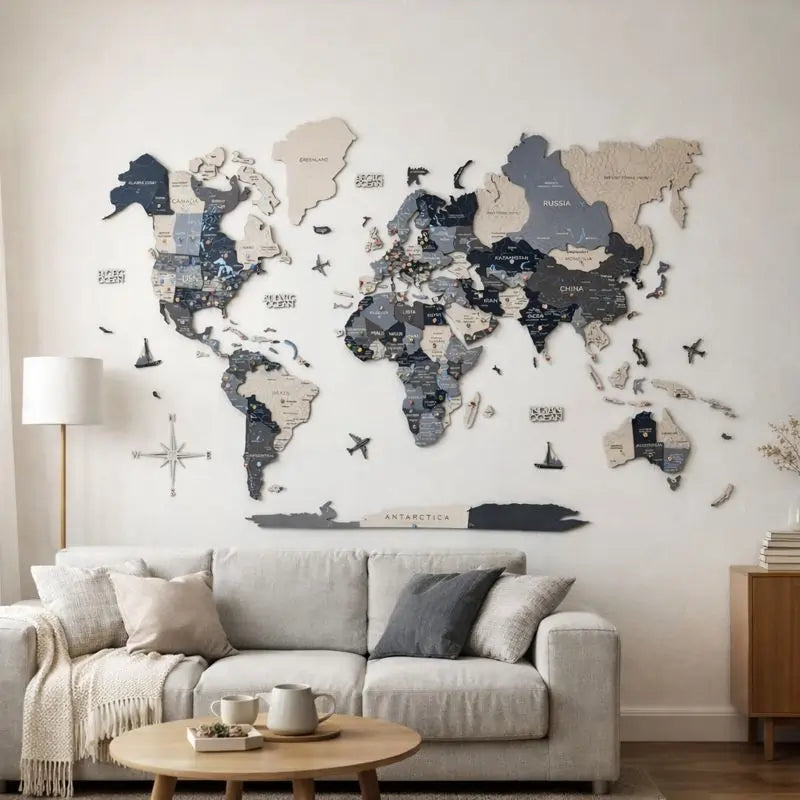 3D Verdenskart i Tre – Nordic Edition