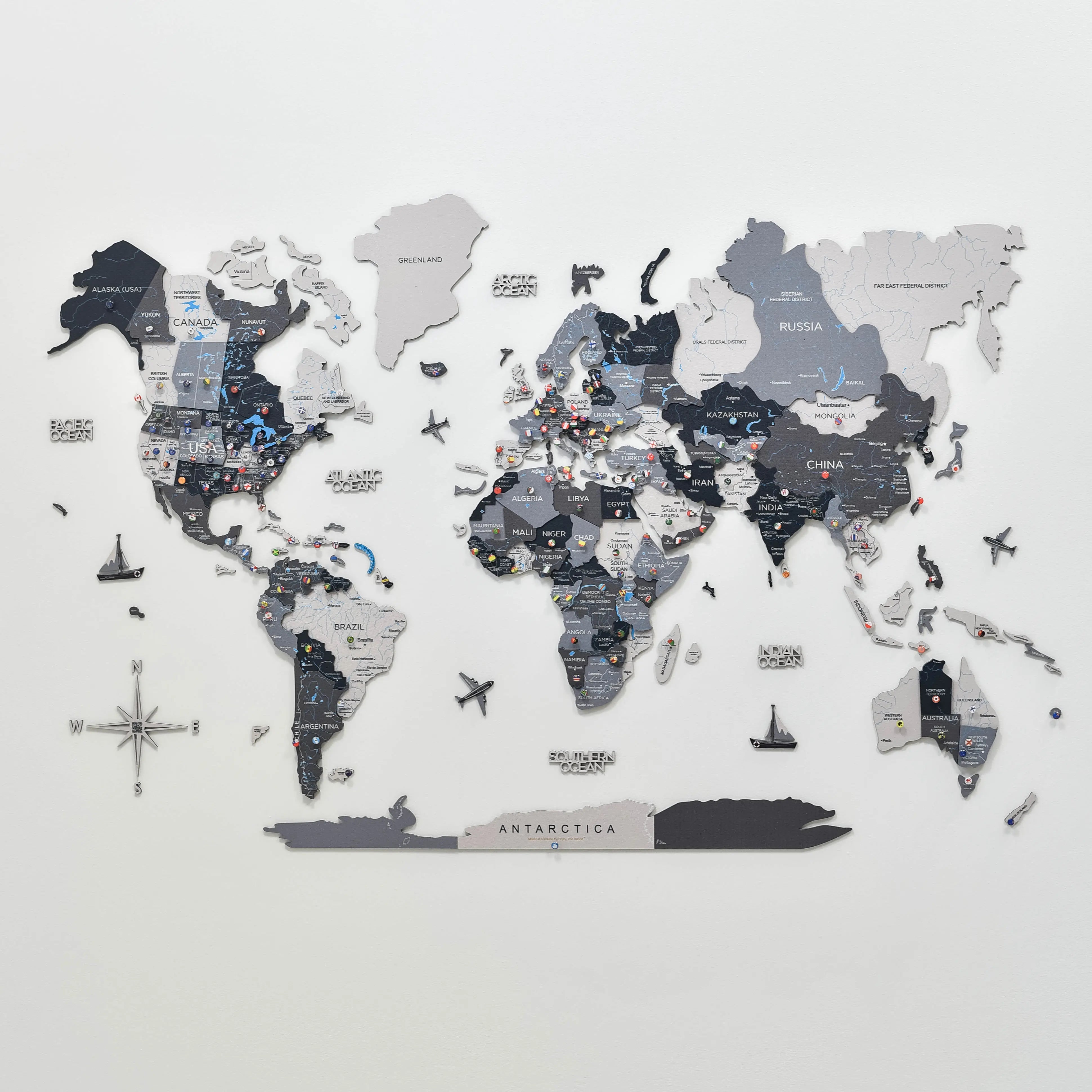 3D Verdenskart i Tre – Nordic Edition