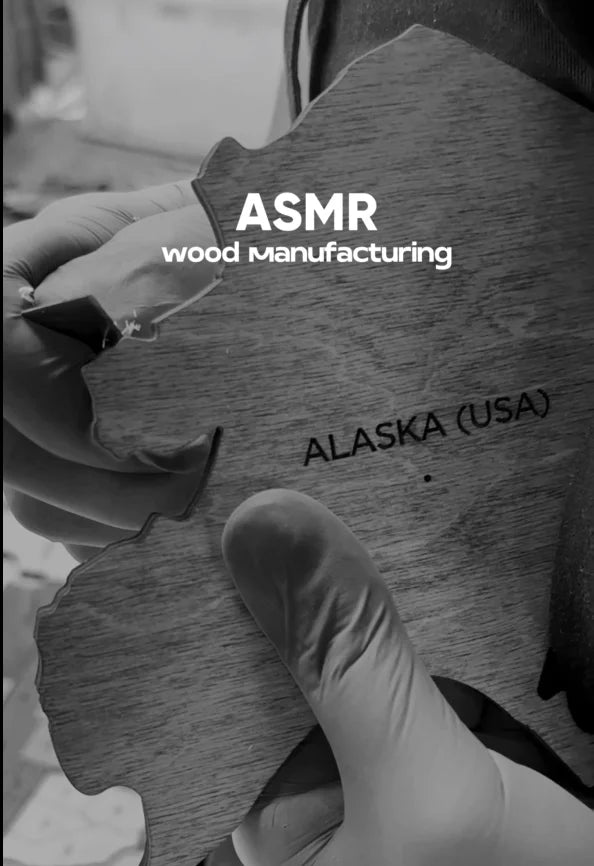 Presis etterbehandling av håndlaget veggdekor i tre