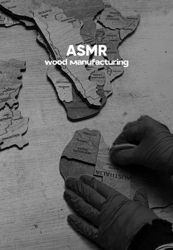 Naturlig trestruktur i stilrent trekart