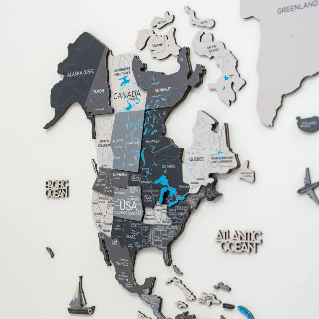 3D Verdenskart i Tre – Nordic Edition