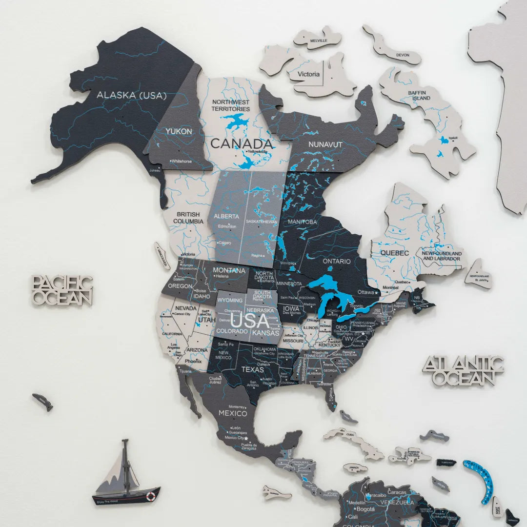 3D Verdenskart i Tre – Nordic Edition