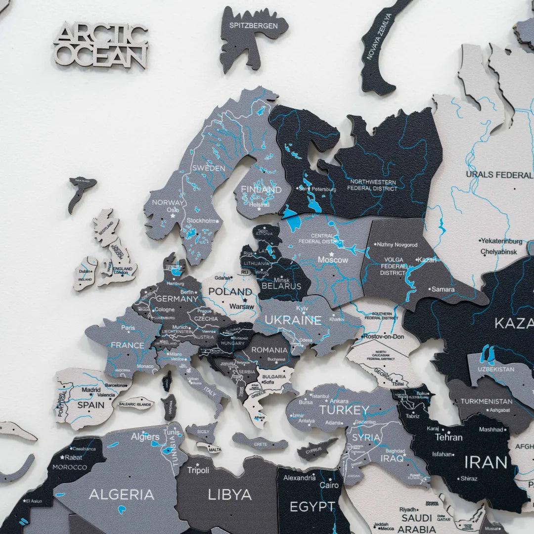 3D Verdenskart i Tre – Nordic Edition