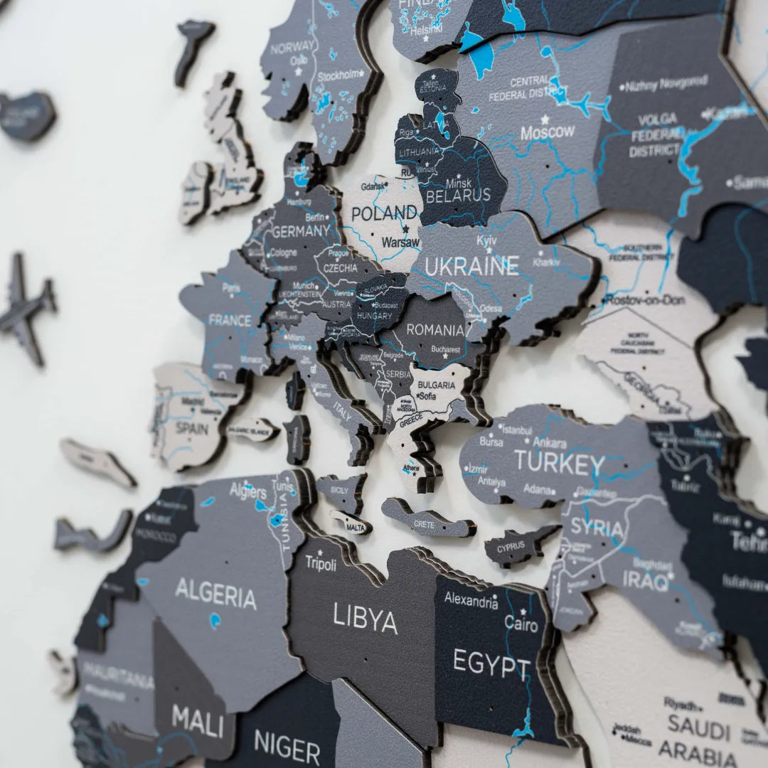 3D Verdenskart i Tre – Nordic Edition